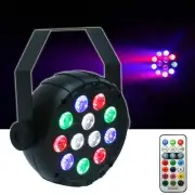 CR-Lite portable Mobile 12 Pcs RGBW LED Parcan spotlight USB C port IR Remote
