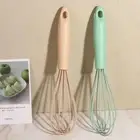 Baking Tool Cook Silicone Handle Egg Beater Stirring Whisk Egg Mixer Blender
