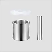 Pestle and Mortar Set Stainless Steel 304 Mortar and Pestle Set Home Kitchen Garlic & Spice Mash Jar Garlic Crusher Garlic Mash Bowl Grinder with Lid Mortar and Pestle