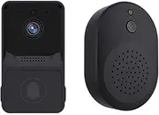 Wireless WiFi Visible Doorbell, Wireless Video Doorbell, WiFi Smart Intercom Video Door Bell with 1080P Camera, Two-Way Intercom