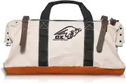 Tools 24" Canvas Mason Tool Bag Canvas Utility Bag Reinforced and Riveted Openin
