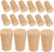 GREENADSCAPE Elegant Bottle Corks Stopper Set 30pcs Wooden Wine Corks for Wine Storage