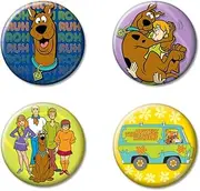 [Ata-Boy] Scooby Doo Set of 4 1.25" Collectible Buttons