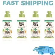 4x Garnier Ultra Doux Nurturing Almond Milk Hydrating Leave-In Milk 200Ml