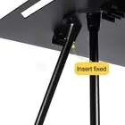Folding Table Legs Height Adjustable Aluminum Alloy DIY Folding Desk Legs IS