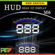 M6 HUD 3.5" OBD II 2 Speed Warning Gauge Fuel Consumption For Kia Rio 1.3L (for: Kia)