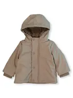 Baby Berry Parka Jacket, Brown, Size 12-18 months