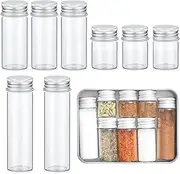Lafuntar Mini Camping Seasoning Bottle Set, Empty Camping Spice Bottle Kit (Seasoning not included).