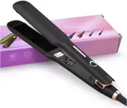 2 in 1 Straightening Curling Flat Iron Professional Hair Straightener 1.57 Inch