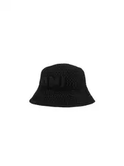 [AMI] Patch Hat 56 BLACK