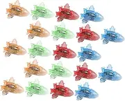 NAMOARLY 20pcs Pull Back Planes Educational for Transparent Inertia Airplanes for Collection Color Random Color