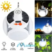 Rechargeable Solar LED Camping Lantern 80000LM 5 Modes for Emergency Hurricane