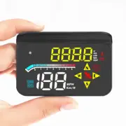 Digital Speedometer OBD2+GPS Car HUD Head Up Display 3.5in Car RPM Alarm Gauge