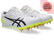 ASICS HEATFLAT 12 1093A195 101 White/Safety Yellow Men Track & Field Spikes