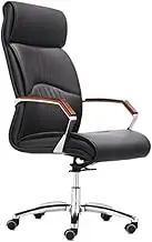 JSEIAJB Office Chair Lifting Swivel Chair Staff High Back Chair Pulley Chair