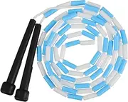 Gogogmee Bamboo Rope Jump Rope Exercise Equipment Plastic Beaded Skipping Rope for Exercise Skipping Rope Training Jump Rope Elastic Rope Game Abs