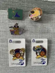 Disney Pin Lot-figment, Stitch, Chip N Dale, Dug