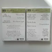 Stampin’ Up! SPECIAL CELEBRATIONS 2 Case Set of Outside & Inside Sentiments