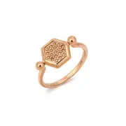 [Timeless] 18K Red Gold Brown Diamond Ring