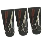 Eyebrow Grooming Comb Scissors Eyebrow Thinning Scissors