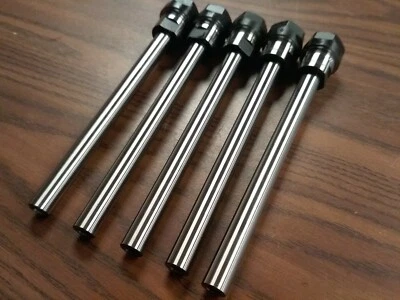 5pcs ER16 COLLET CHUCKS 1/2"X6" W. 1/2" STRAIGHT SHANK Extension-#ER16-CK126