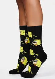 [Cool Socks] Pre Historic Spongebob Crew Socks