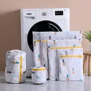 6 Pack Mesh Laundry Bags Set for Delicates Lingerie Bags for Washing Delicates, Laundry Bags Mesh Wash Bags, Delicates Laundry Bag for Jeans,Blouse,Stocking,Br