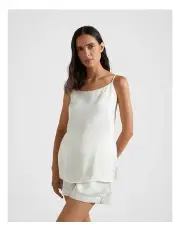 [Fine Day] Pure Silk Camisole in Cloud