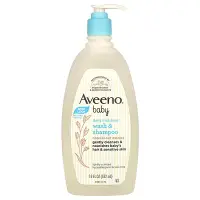 在飛比找iHerb優惠-[iHerb] Aveeno 嬰兒，日常保溼沐浴露和洗髮精，