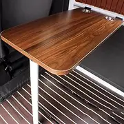 Folding Wall Table, RV Dining Table Folding Camp Table RV Folding Wall Table, Suitable for Outdoor Picnic Computer Workstation Trestle