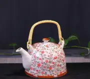 Teapot Ceramic Tea Set Kettle Jug White Teapot Restaurant Hotel Carrying Pot