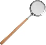 Fine Mesh Skimmer Spoon Stainless Steel Colander Ladle for Kitchen Cooking Multi Functional Strainer and Easy to Store for Food Preparation