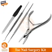 Basic Chiropody Podiatry Nail Lifter Ingrown Toenail Side Cutter Surgery Kit