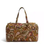 Vera Bradley Large Traveler Duffel Bag Buta Spray Luggage Tote Carry On