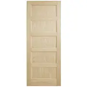 Corinthian 2340 x 820 x 40mm Entrance Door Blonde Oak AWO5