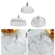 Clear Cake Dome Cover Cake Lid Round Versatile Serving Platter Cover Sturdy Food