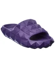 Valentino Roman Stud Turtle Rubber Slide