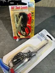 30” Electrical Test Leads with Alligator Clips & Circuit Tester - Low Voltage