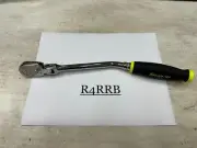 Snap-on Tools USA NEW HIVIZ 3/8" Drive Soft Grip Bent Flex Head Ratchet FHBF80A