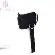 Adjustable Fitness Ankle Straps - D-Ring Support for Gym Leg Workout & Training