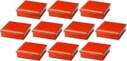 Shunkei 6 Inch Square Cloth Side Meal Bento Box (Set of 10) [Shokado]