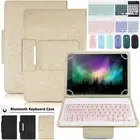 For Samsung Galaxy Tab A A8 A9+ S9 FE S8 S7 S6 Lite Keyboard Leather Case Mouse