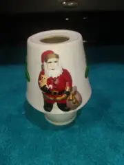 Southern Hospitality Ceramic 5 in. Santa Clause Candle Holder