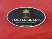 Turtle Beach Gaming Headphone Company Promotional Sticker *NEW*