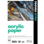 Reeves Intro A3 Acrylic Pad 300gsm 12 Sheets