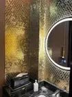 Large ROUND LED Bathroom Mirror Wall Mount Make Up Mirror Concealed LED 63cm NIB