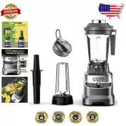 2000W Professional Blender with 64 oz Pitcher & 21 oz To-Go Cup for Smoothies