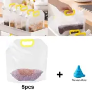 Cereals Grain Bags Moisture-proof Sealed Bag Transparent Grain Storage Bags 5X