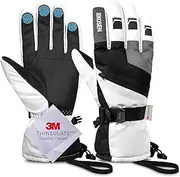 JEKOSEN Ski Gloves 2023 Cold Weather Winter Keep Warm Snow Gloves Waterproof Touchscreen Snowboard Gloves Mens Womens