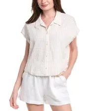 Splendid Gabrielle Gingham Top